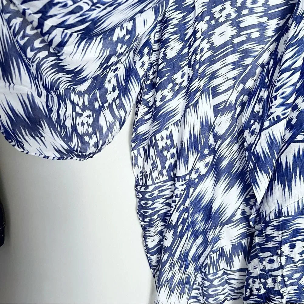 Michael Stars Ruana ikat shawl wrap